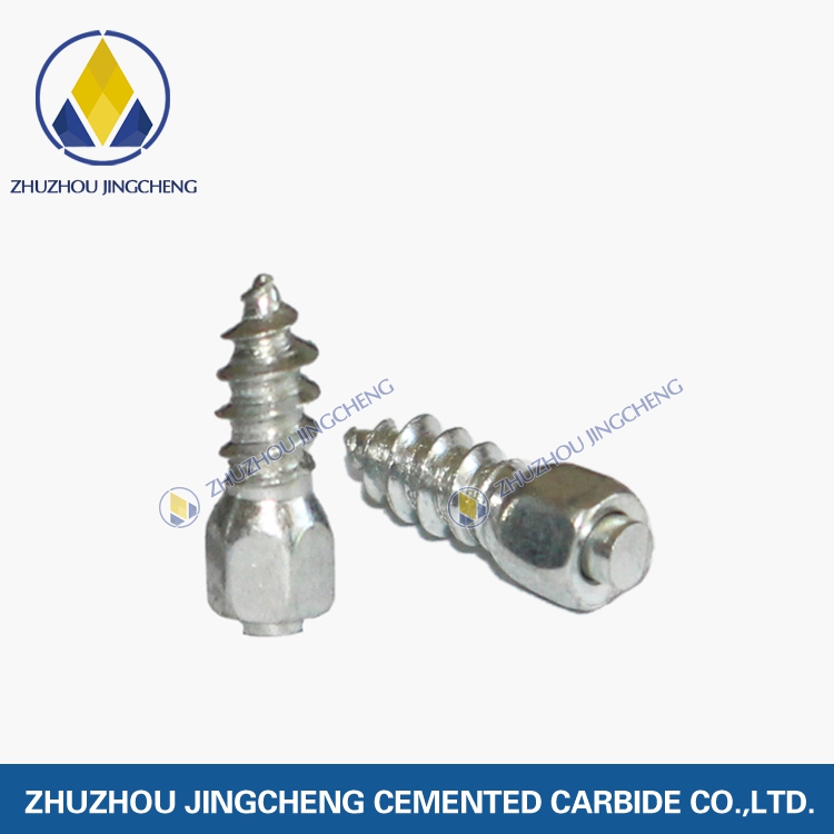 Small screw tire studs for motorcycle